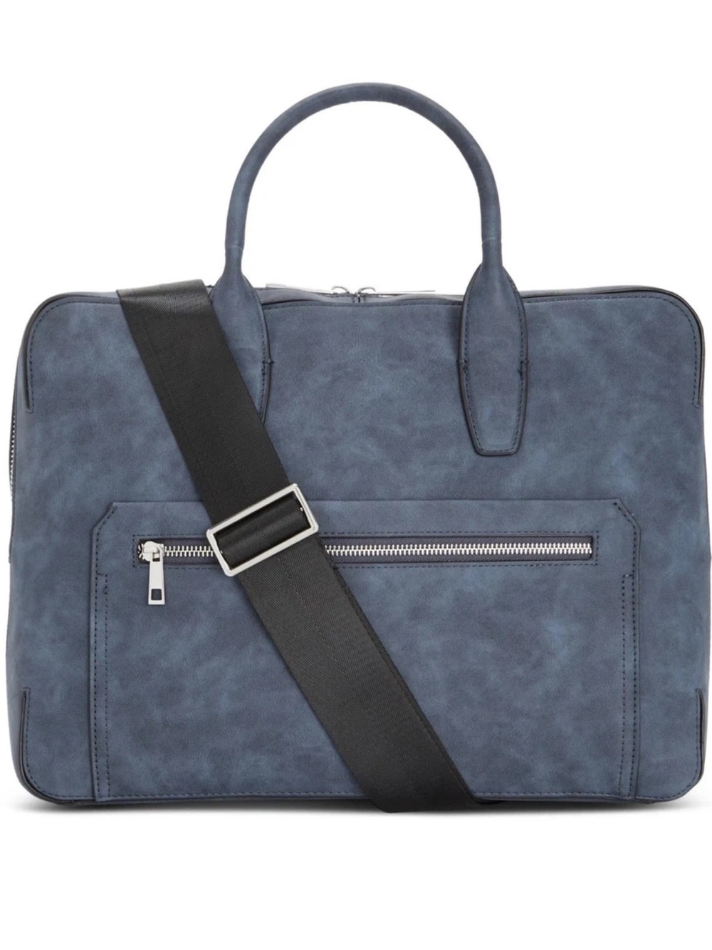 New Men’s Alfani Blue Messenger Bag/Briefcase